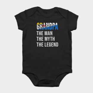 Grand Father Bonaire Dutch Grandpa The Man The Myth The Legend - Gift for Bonaire Dutch Dad With Roots From  Bonaire Baby Bodysuit